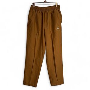 Jordan Essential Crop Pants Lt British Tan White FB7325-281 Men's Size Small